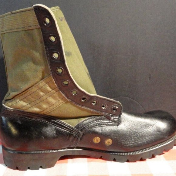 sz12W RO SEARCH NO YEAR VISIBLE COMBAT JUNGLE SINGLE LEFT BOOT ONLY SV 3068 main image 5